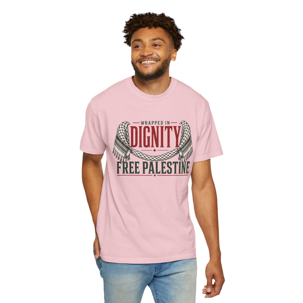 Wrapped in Dignity "Free Palestine" T-Shirt - UNISEX Tee