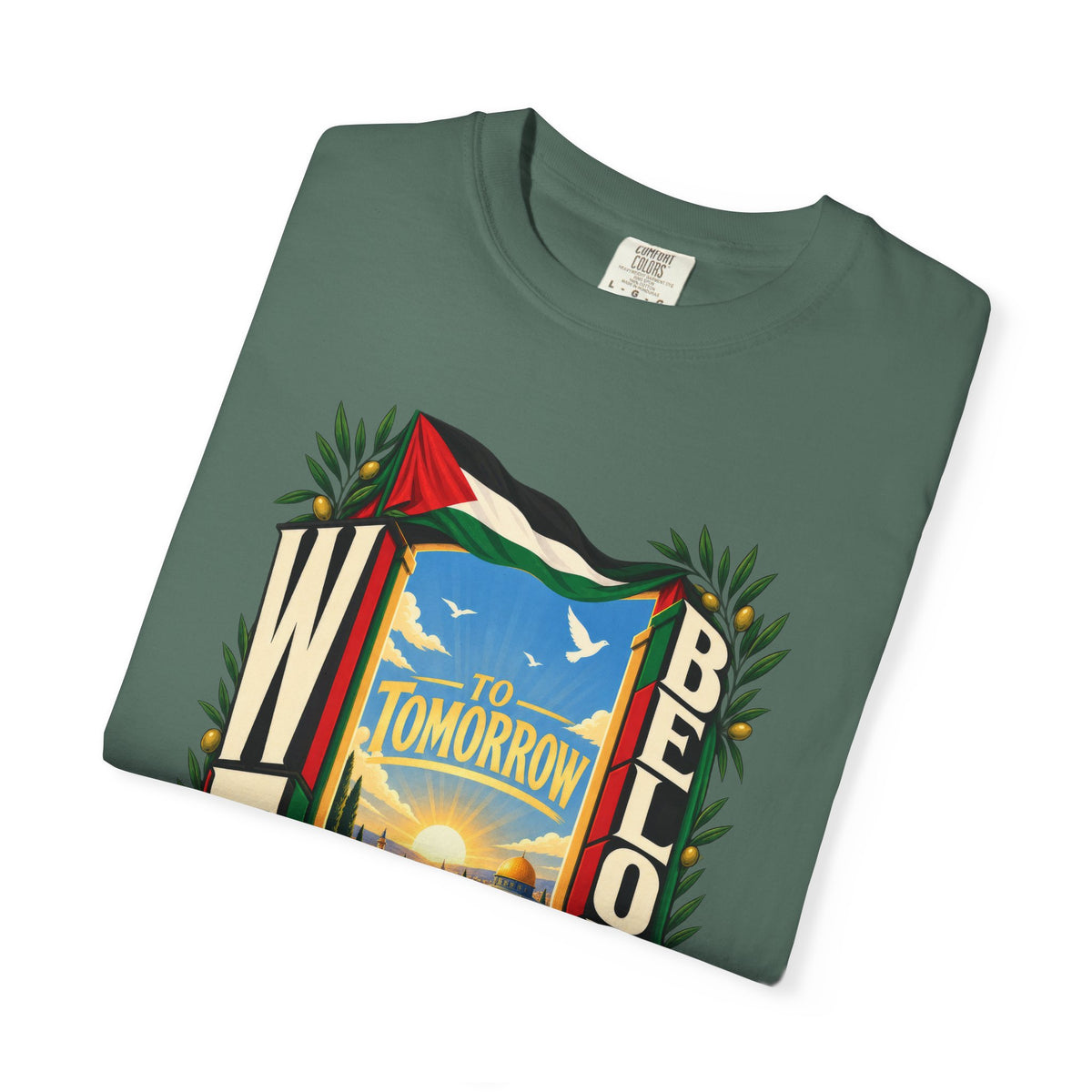 FREE Palestine "To Tomorrow We Belong" Graphic T-Shirt