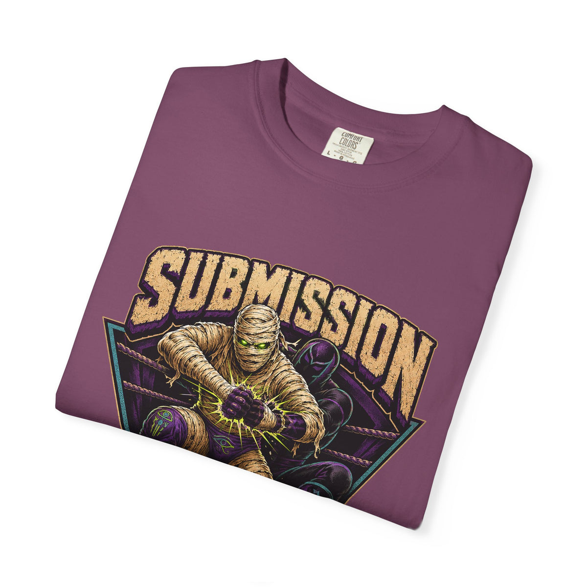 T-shirt « Submission Denied I Don't Quit » — T-shirt graphique de lutte pour Halloween
