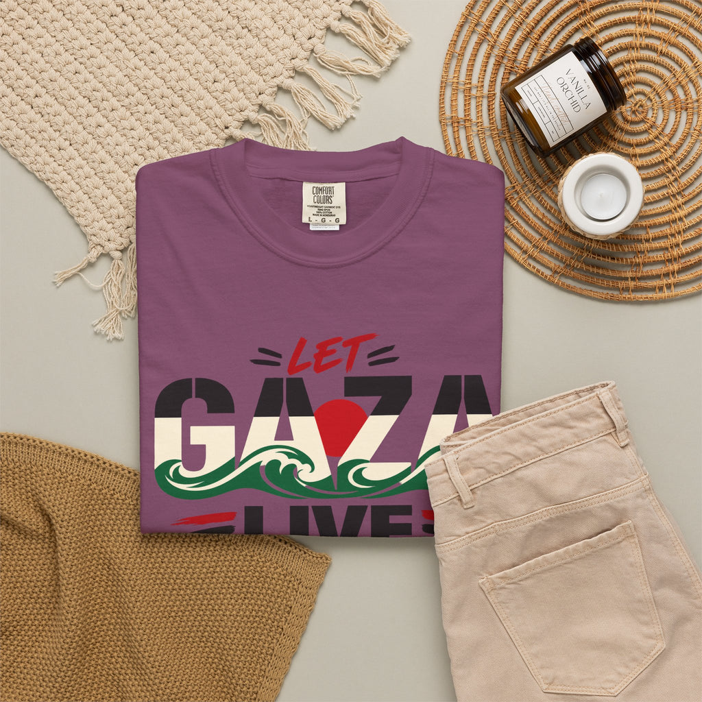 Let Gaza Live T-Shirt — Palestine Support Graphic Tee