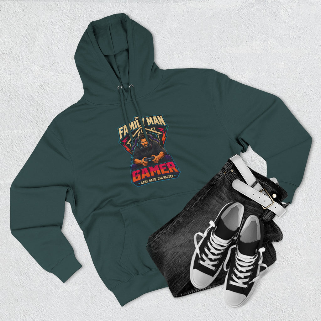 Sweat à capuche "Papa Gamer" — Pull graphique "Papa de famille et Gamer"