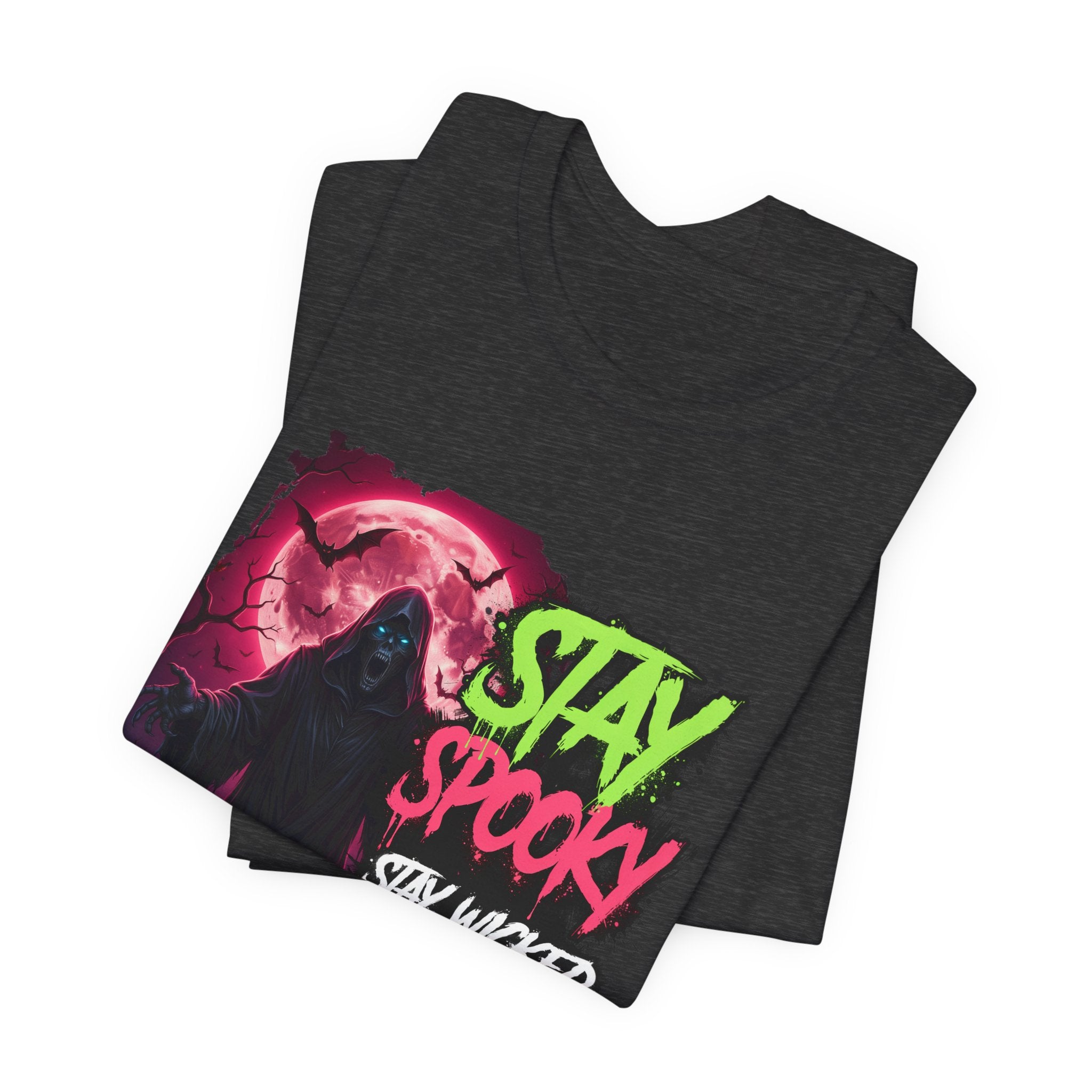 Stay Spooky Halloween T‑Shirt — "Stay Spooky, Stay Wicked, It’s Halloween Forever"