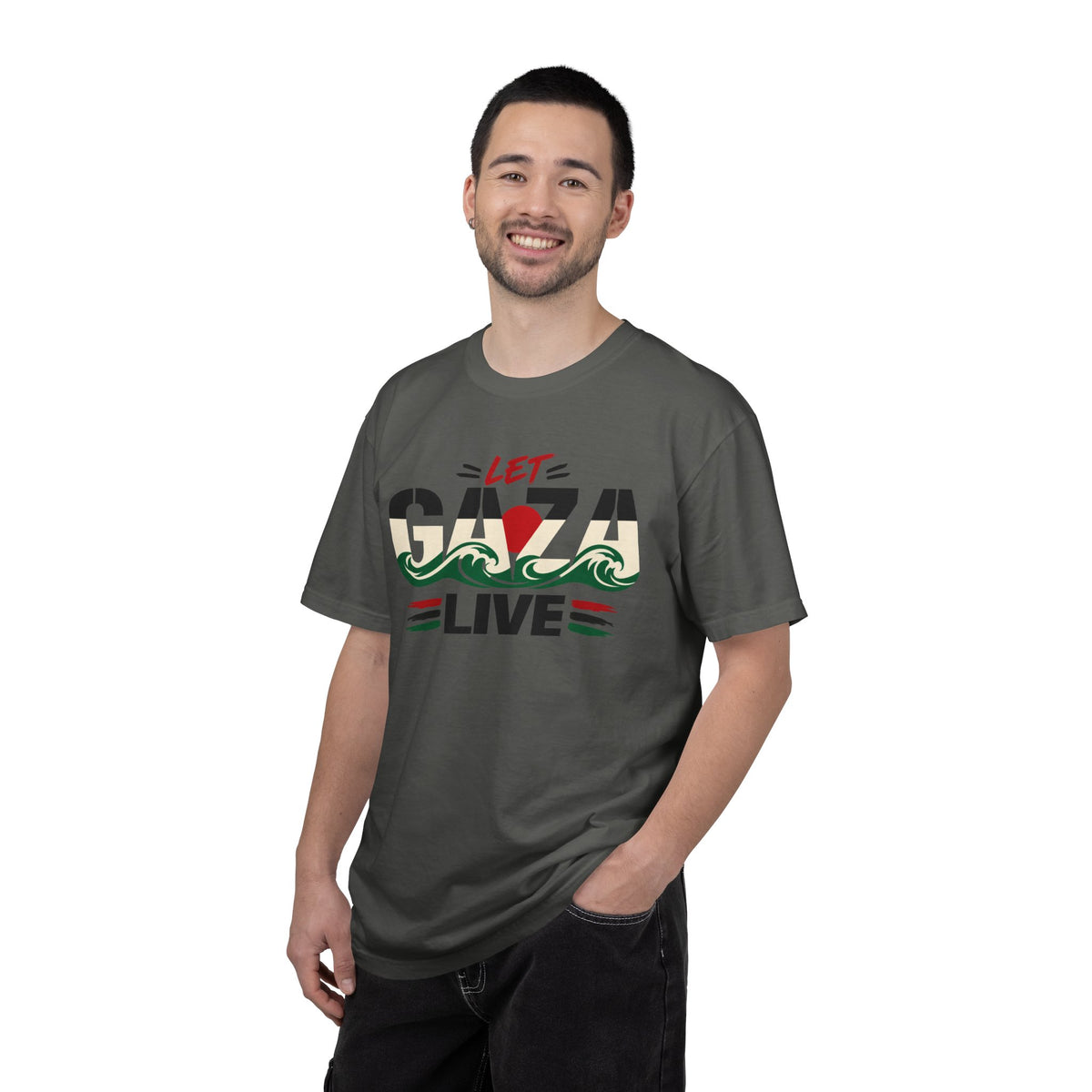 Let Gaza Live T-Shirt — Palestine Support Graphic Tee