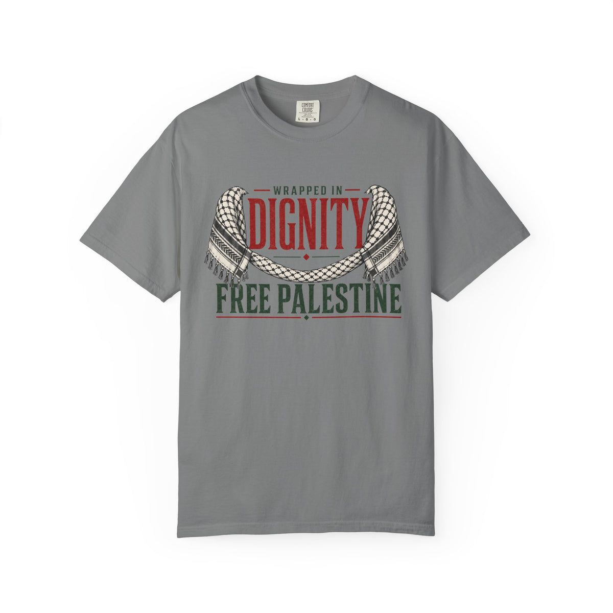 Wrapped in Dignity "Free Palestine" T-Shirt - UNISEX Tee