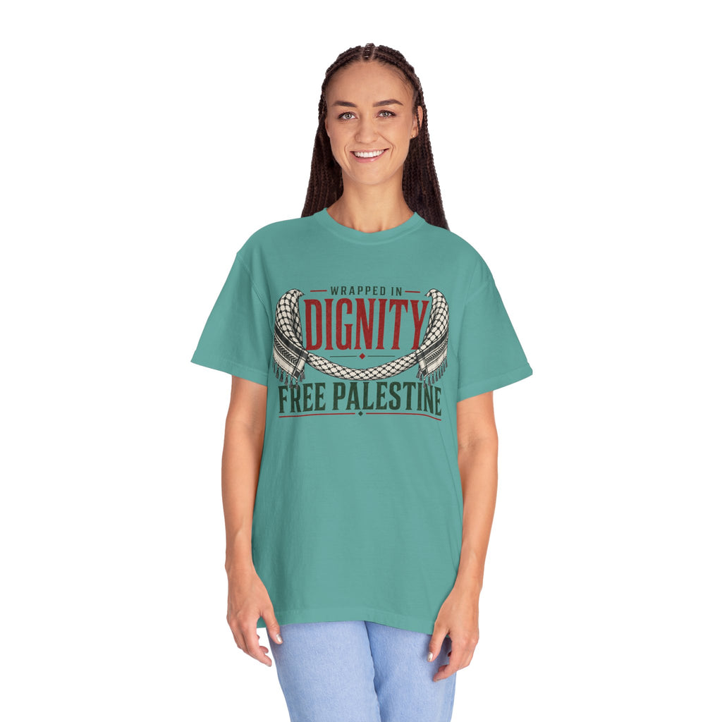 Wrapped in Dignity "Free Palestine" T-Shirt - UNISEX Tee