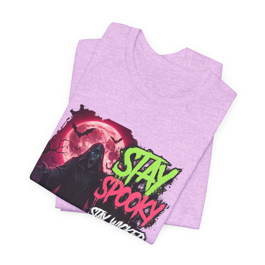 Stay Spooky Halloween T‑Shirt — "Stay Spooky, Stay Wicked, It’s Halloween Forever"
