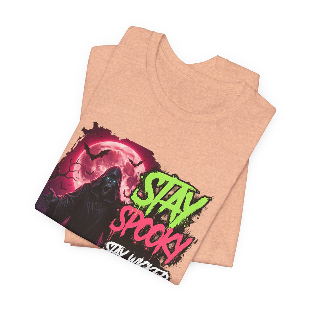 Stay Spooky Halloween T‑Shirt — "Stay Spooky, Stay Wicked, It’s Halloween Forever"