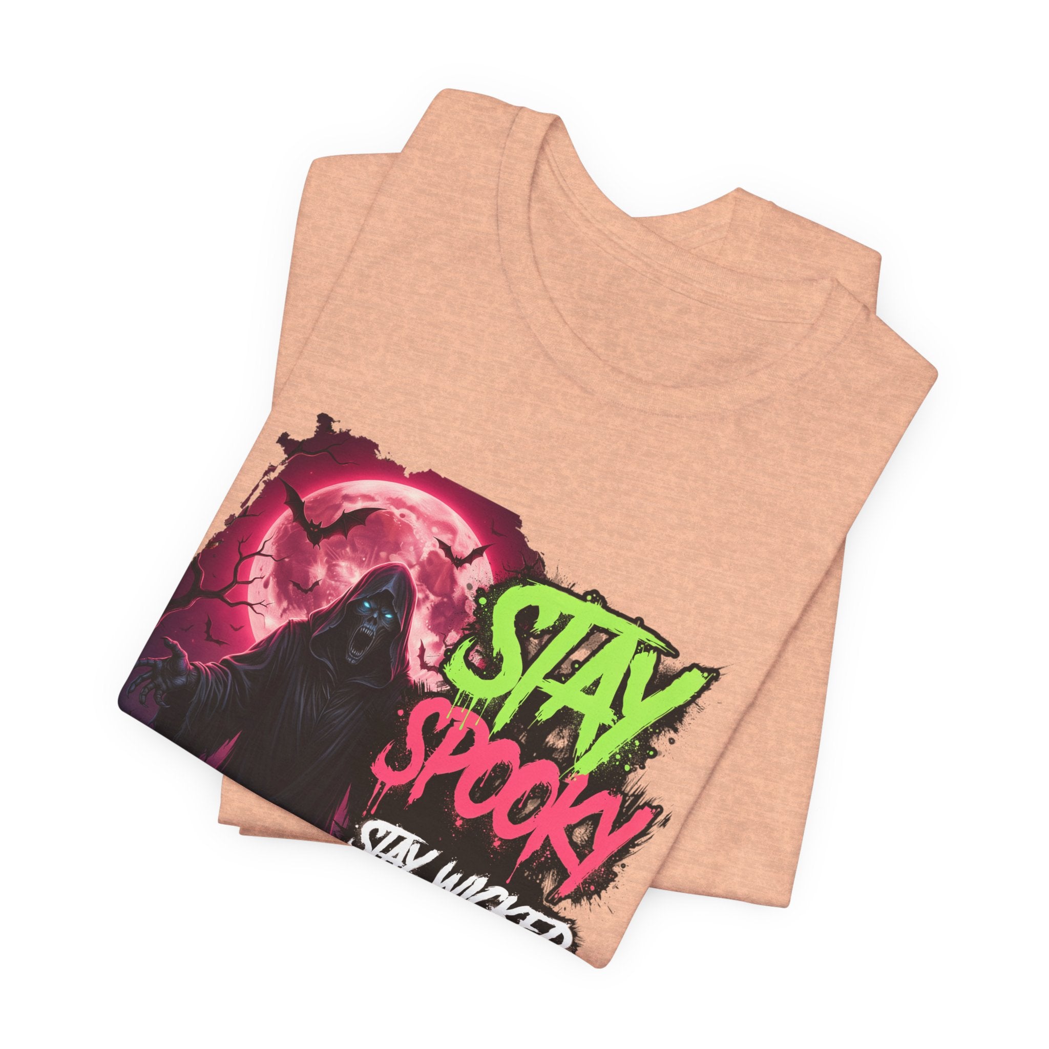 Stay Spooky Halloween T‑Shirt — "Stay Spooky, Stay Wicked, It’s Halloween Forever"