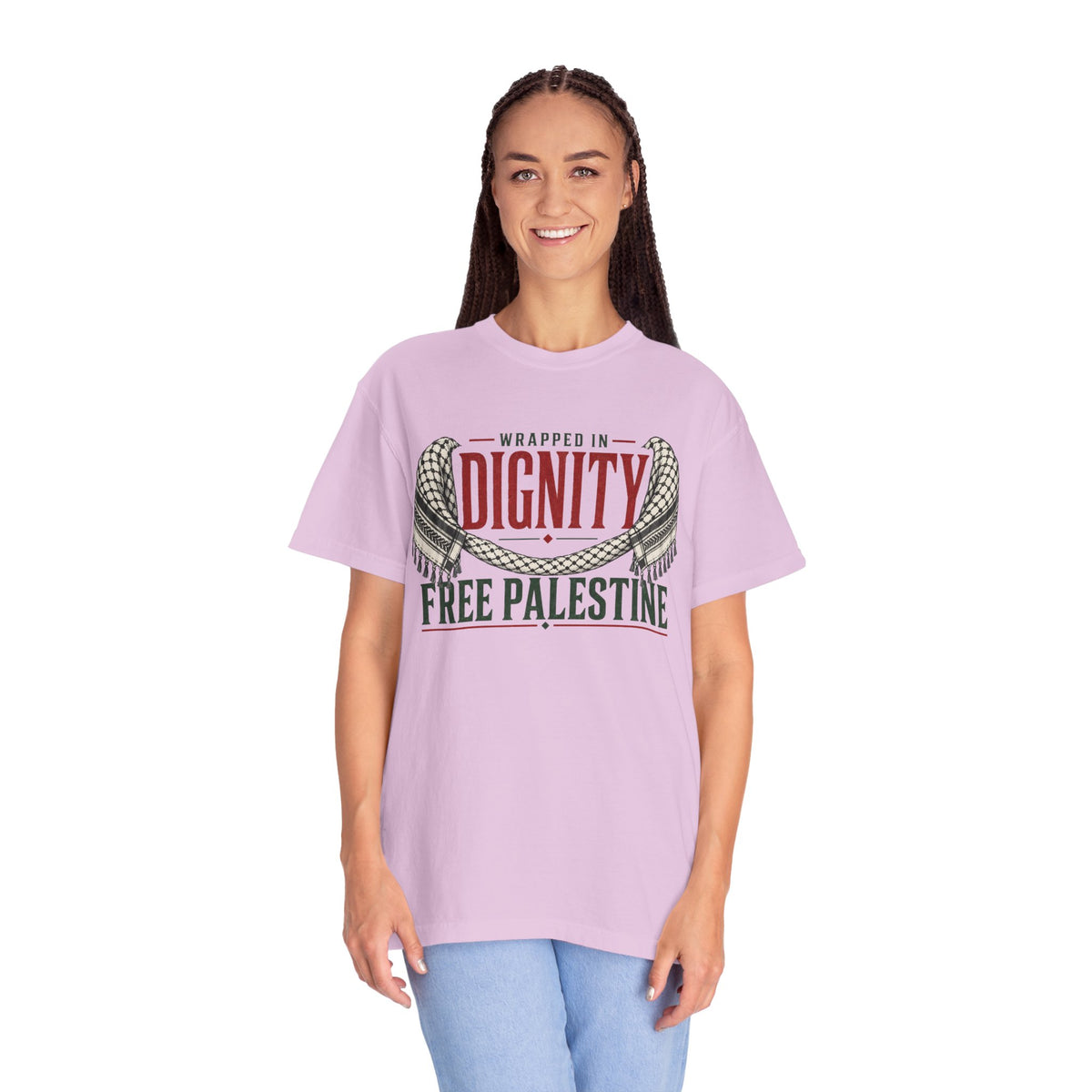 Wrapped in Dignity "Free Palestine" T-Shirt - UNISEX Tee