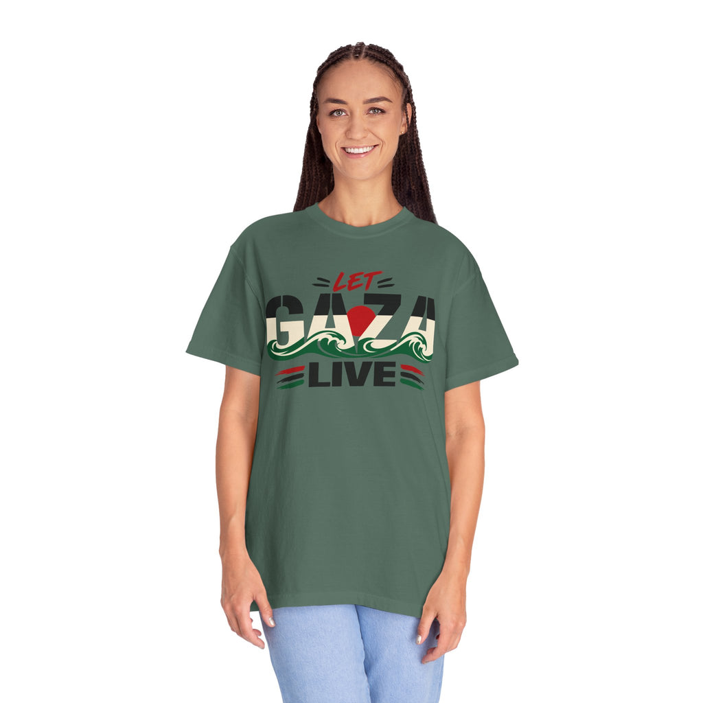 Let Gaza Live T-Shirt — Palestine Support Graphic Tee