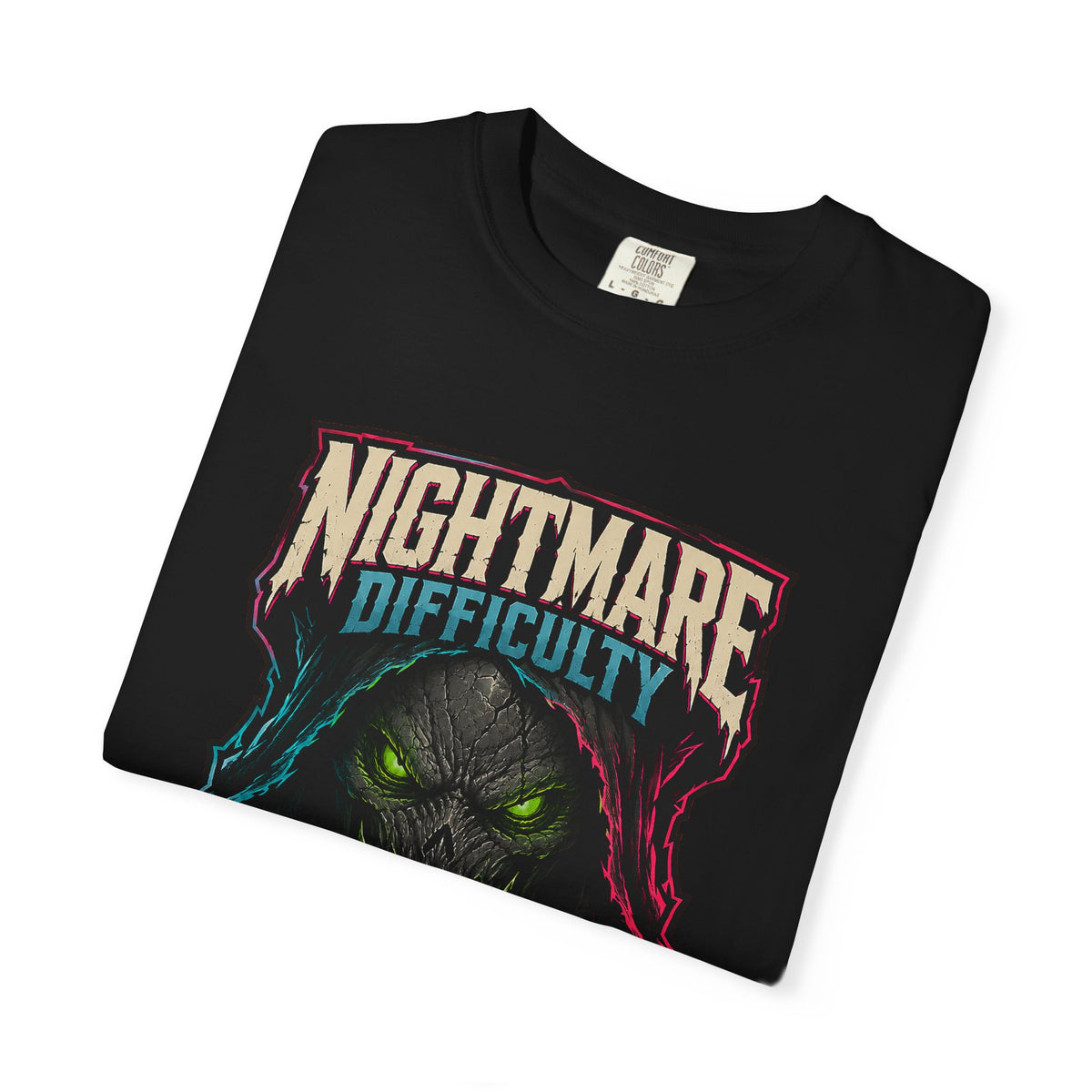 T-shirt difficulté cauchemardesque — T-shirt graphique « Pas de mode facile »