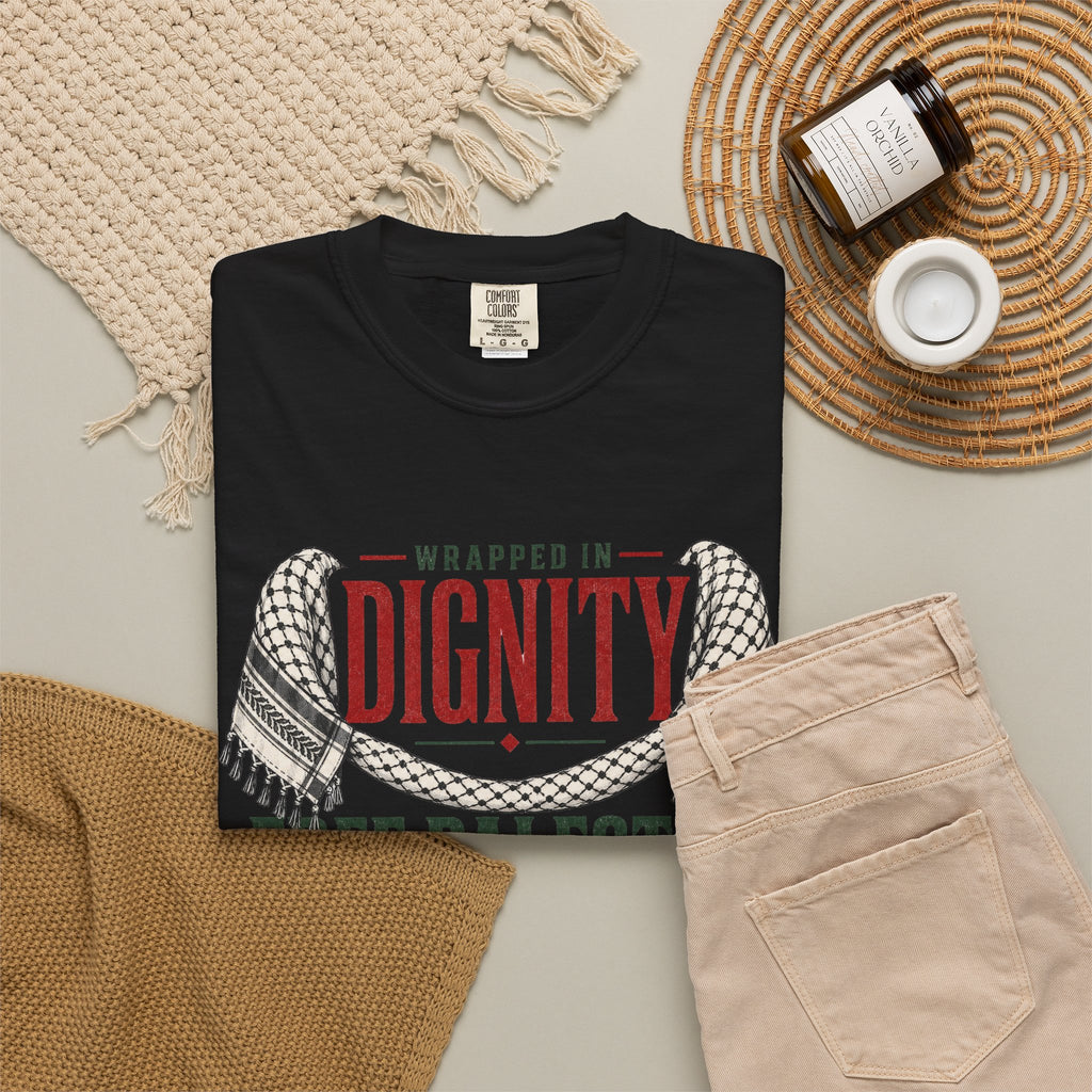 Wrapped in Dignity "Free Palestine" T-Shirt - UNISEX Tee