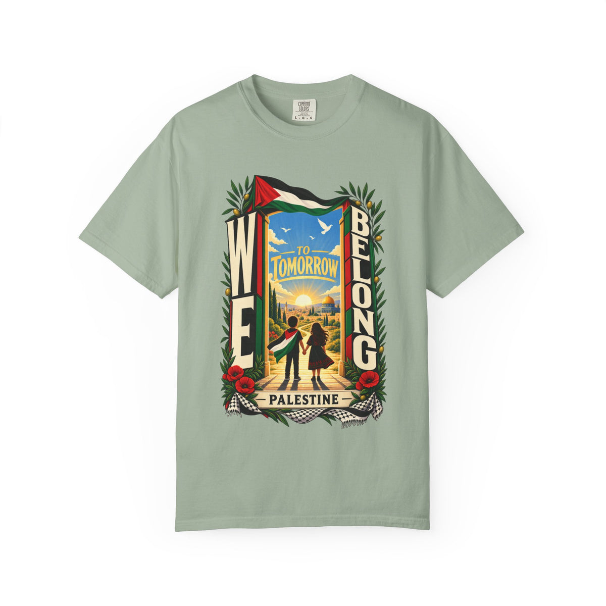 FREE Palestine "To Tomorrow We Belong" Graphic T-Shirt