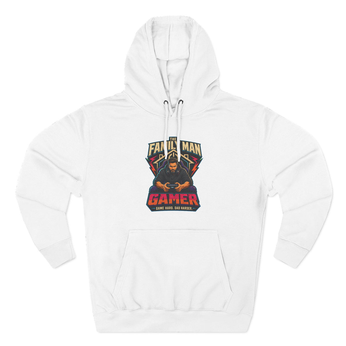 Sweat à capuche "Papa Gamer" — Pull graphique "Papa de famille et Gamer"