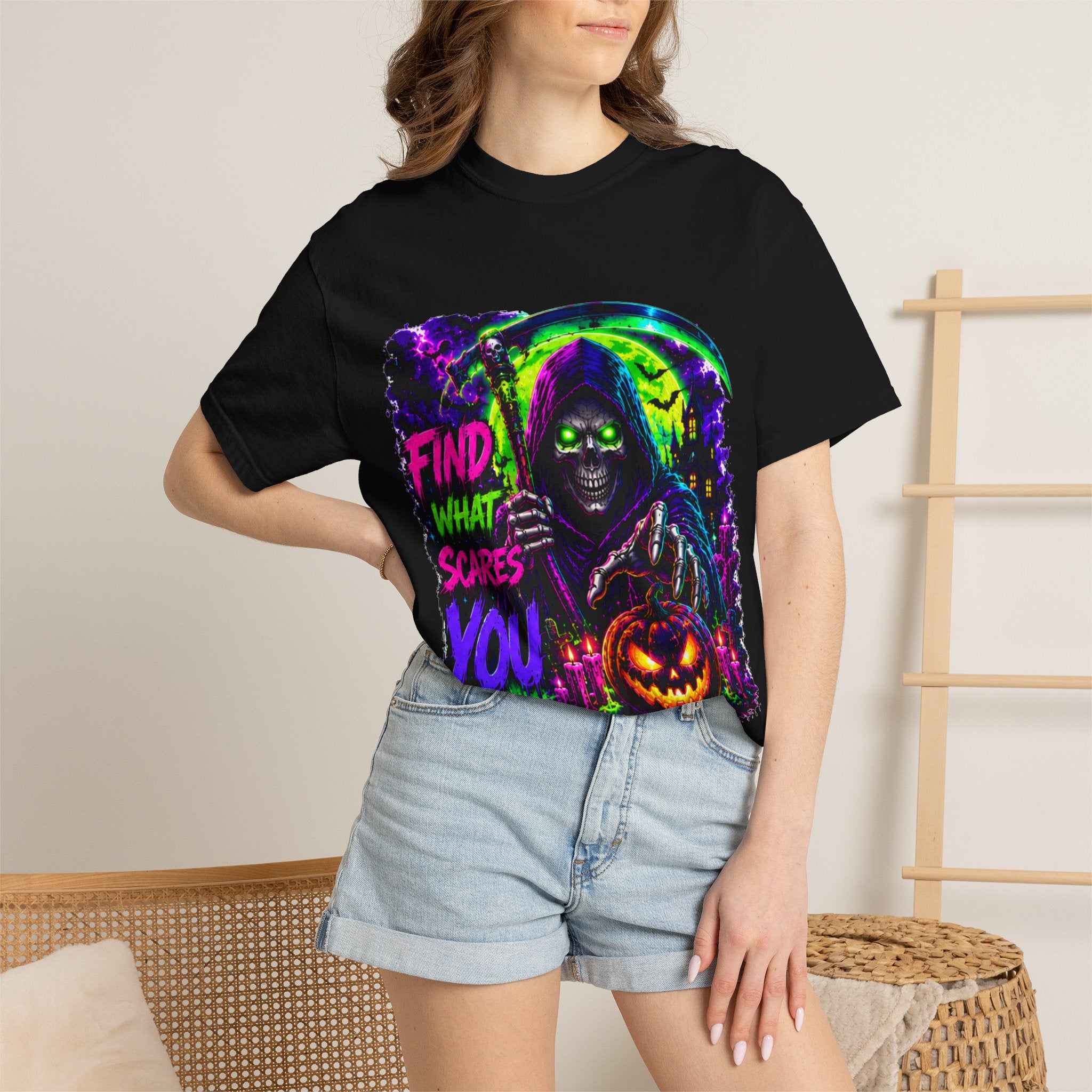 Find What Scares You Halloween T-Shirt
