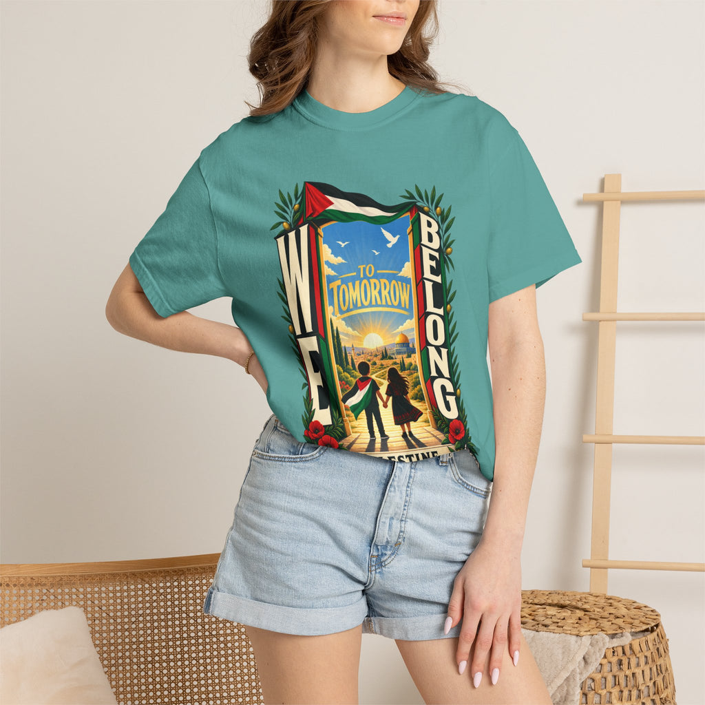 FREE Palestine "To Tomorrow We Belong" Graphic T-Shirt