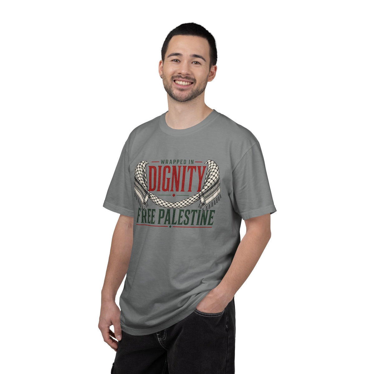 Wrapped in Dignity "Free Palestine" T-Shirt - UNISEX Tee