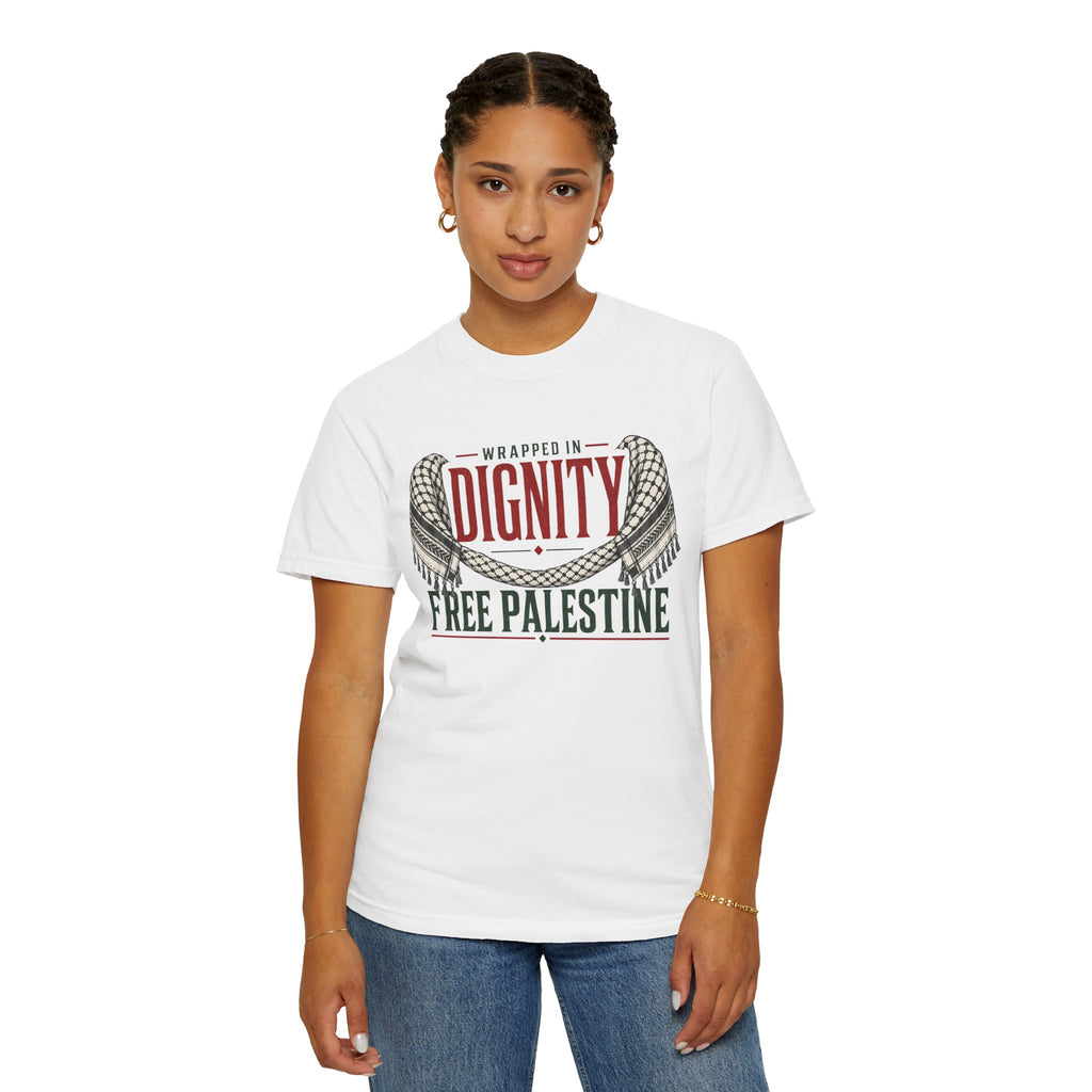 Wrapped in Dignity "Free Palestine" T-Shirt - UNISEX Tee