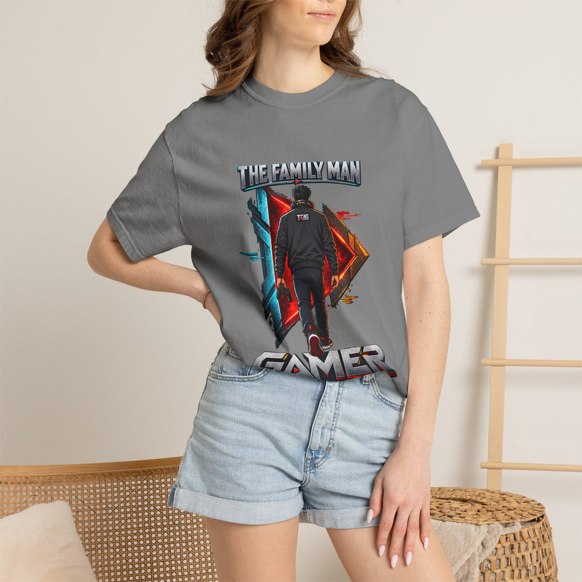Gamer 'The Family Man' Graphic T‑Shirt
