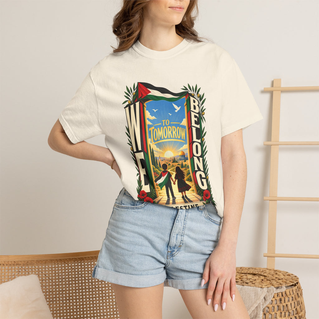 FREE Palestine "To Tomorrow We Belong" Graphic T-Shirt