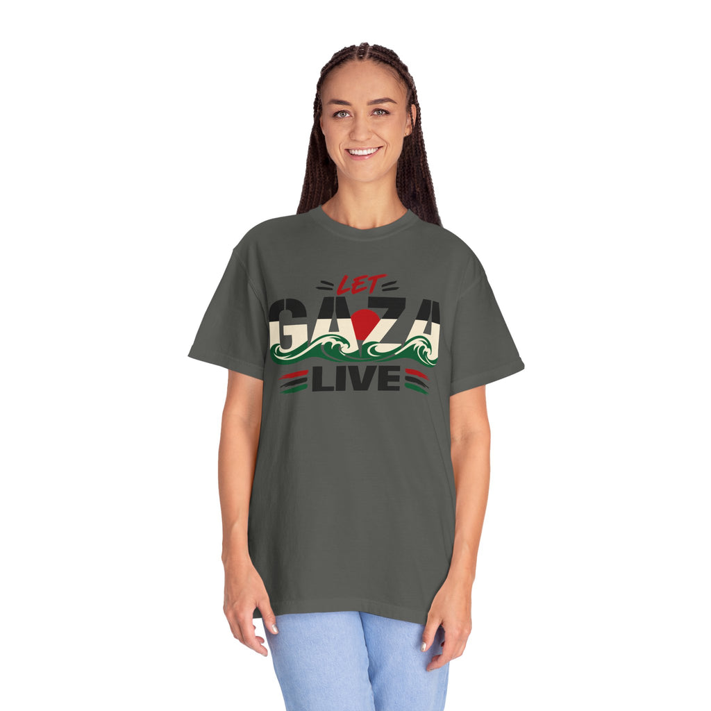 Let Gaza Live T-Shirt — Palestine Support Graphic Tee