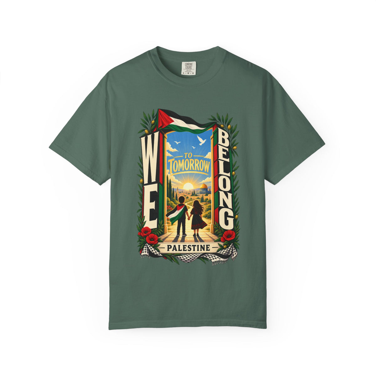 FREE Palestine "To Tomorrow We Belong" Graphic T-Shirt