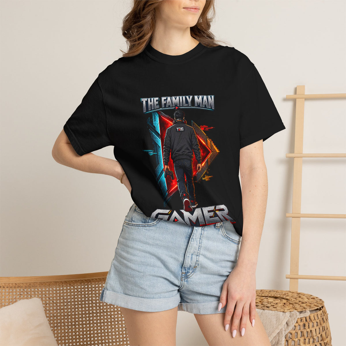 Gamer 'The Family Man' Graphic T‑Shirt