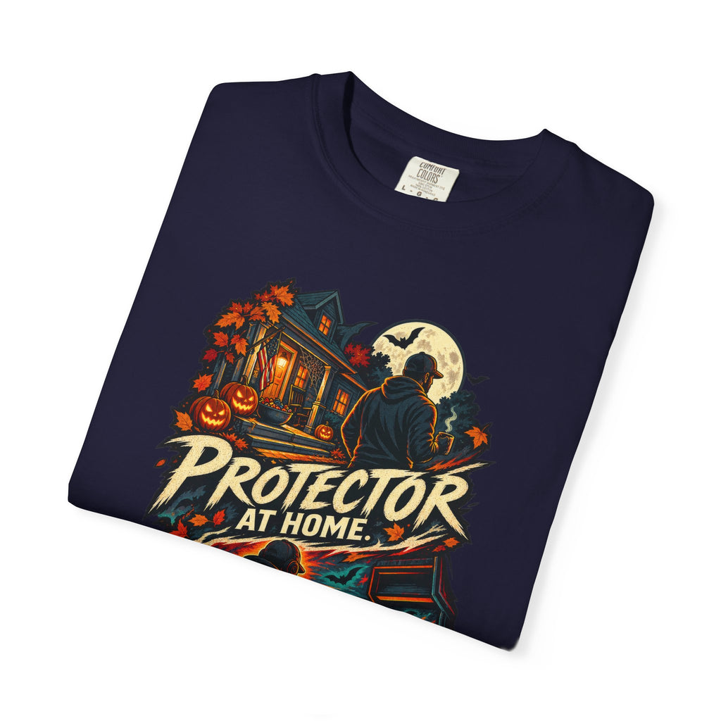 Halloween Gamer DAD Protector at Home - Nightmare in the Lobby T-Shirt