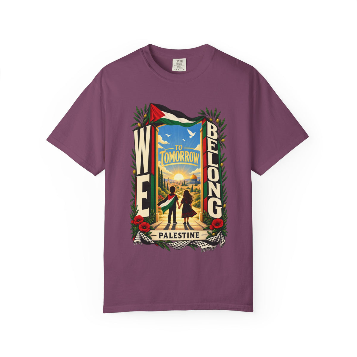 FREE Palestine "To Tomorrow We Belong" Graphic T-Shirt
