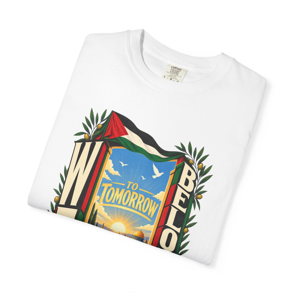 FREE Palestine "To Tomorrow We Belong" Graphic T-Shirt