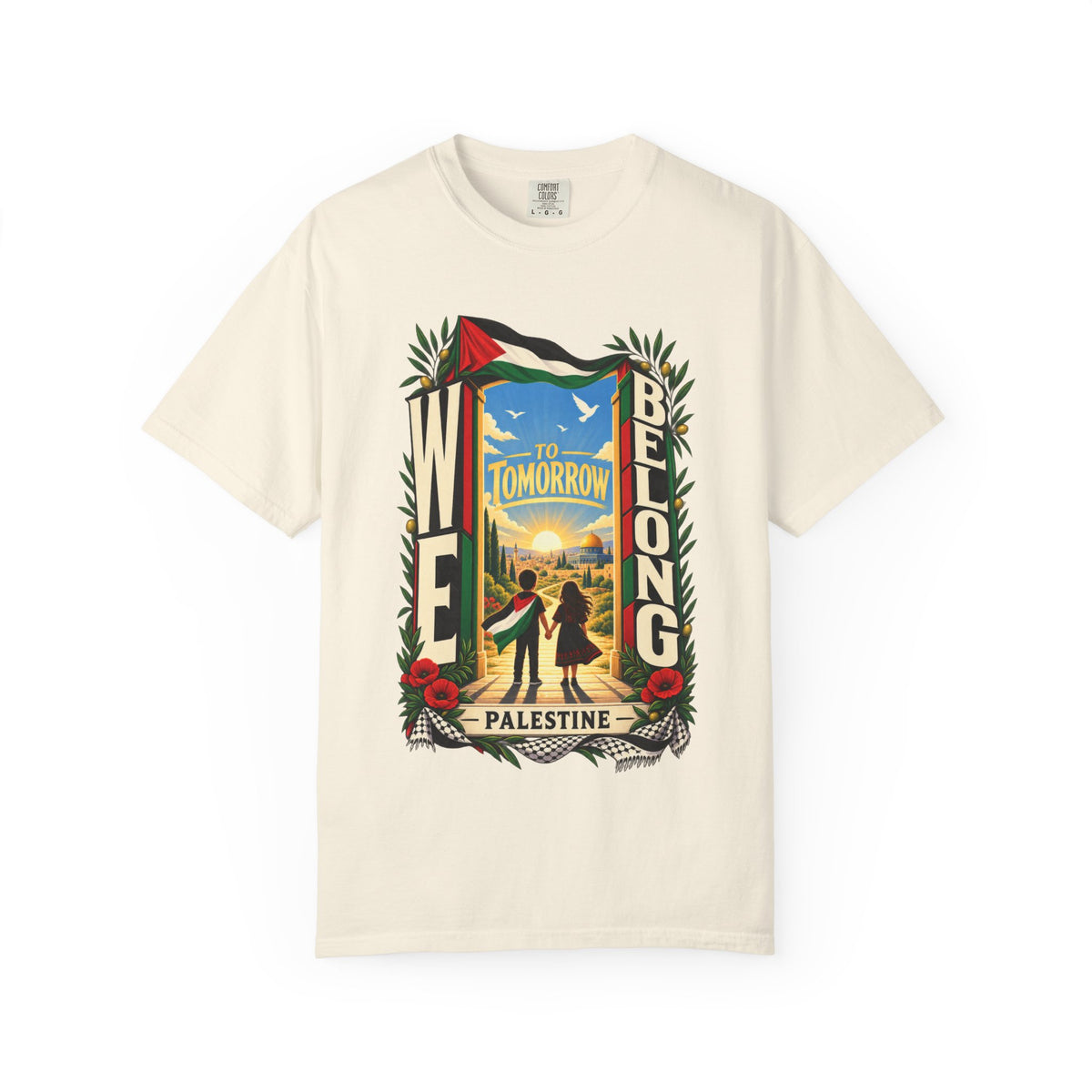 FREE Palestine "To Tomorrow We Belong" Graphic T-Shirt