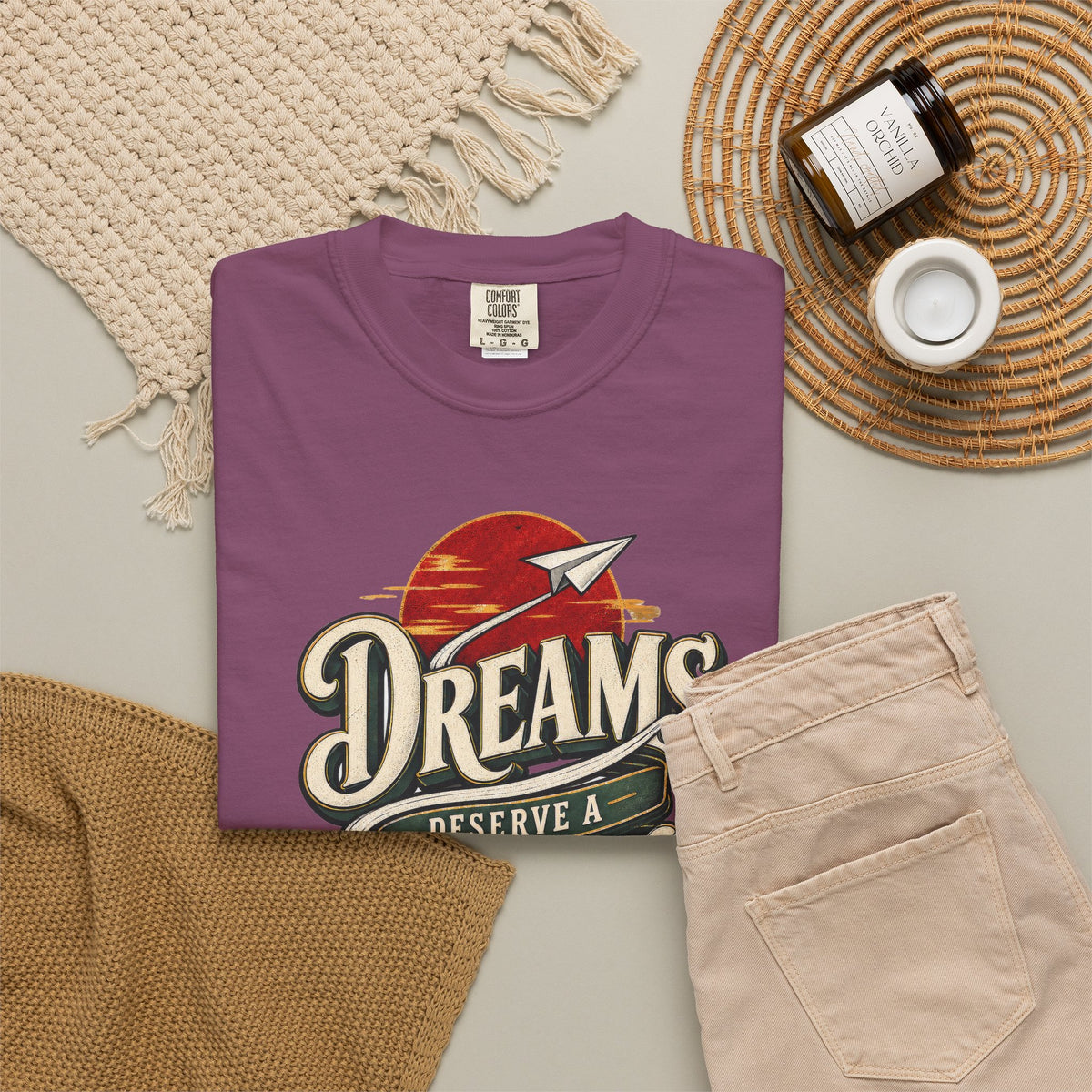 T-Shirt — "Dreams Deserve a Tomorrow: Free Palestine" Vintage Graphic Tee