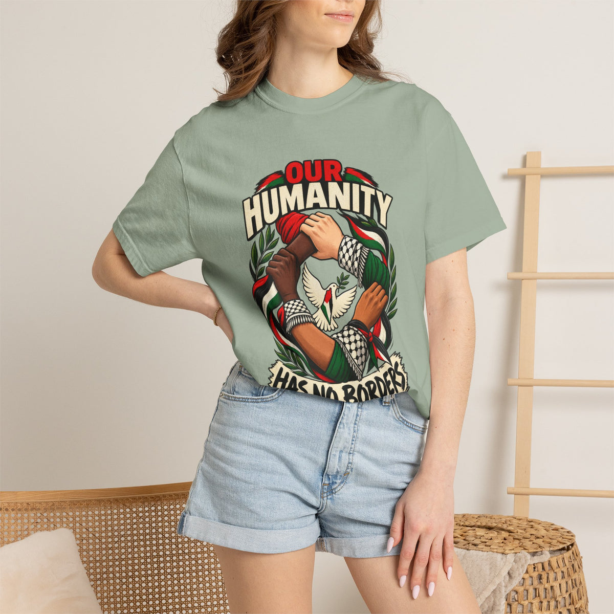 Humanity Has No Borders T-Shirt - Stand With Palestine T-Shirt