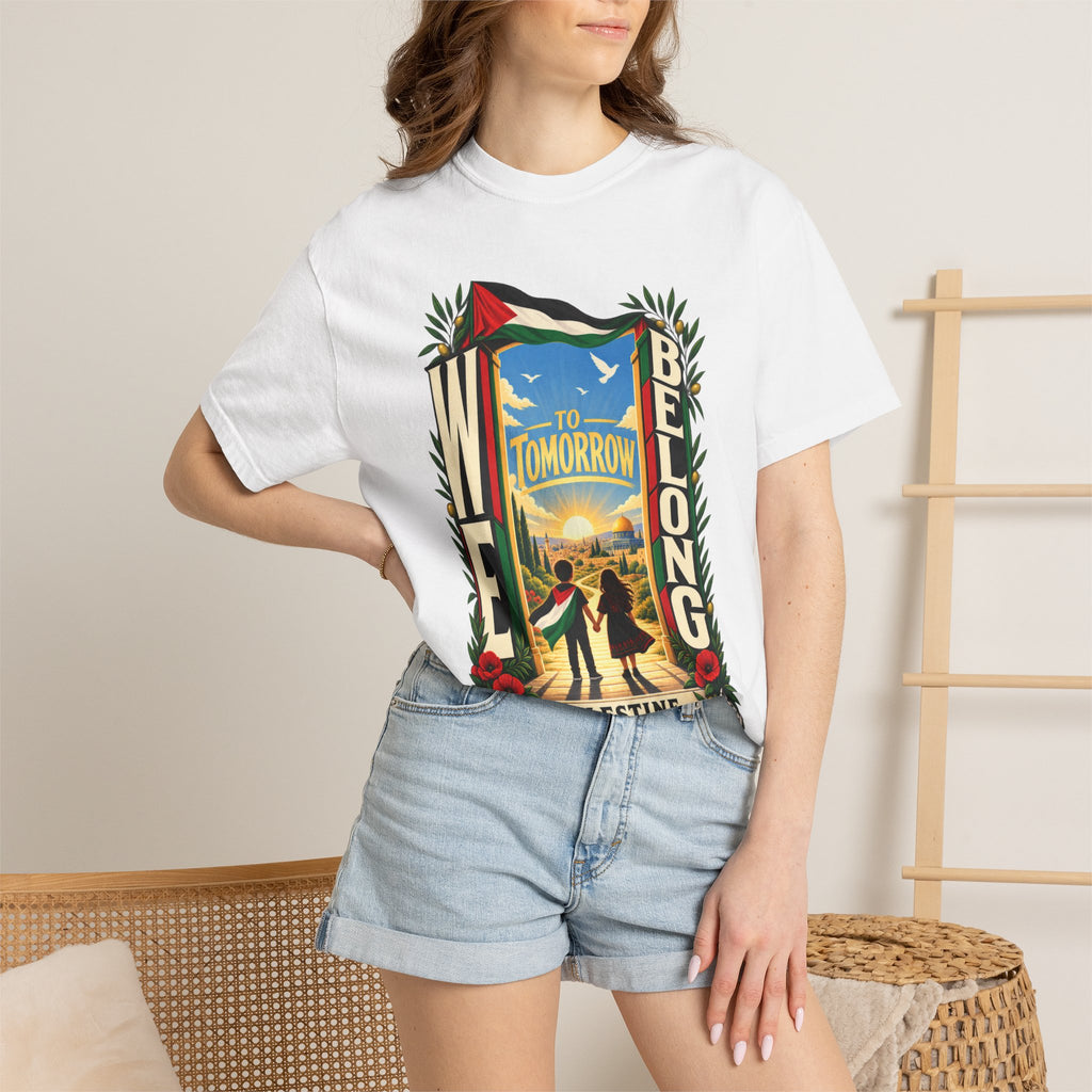 FREE Palestine "To Tomorrow We Belong" Graphic T-Shirt