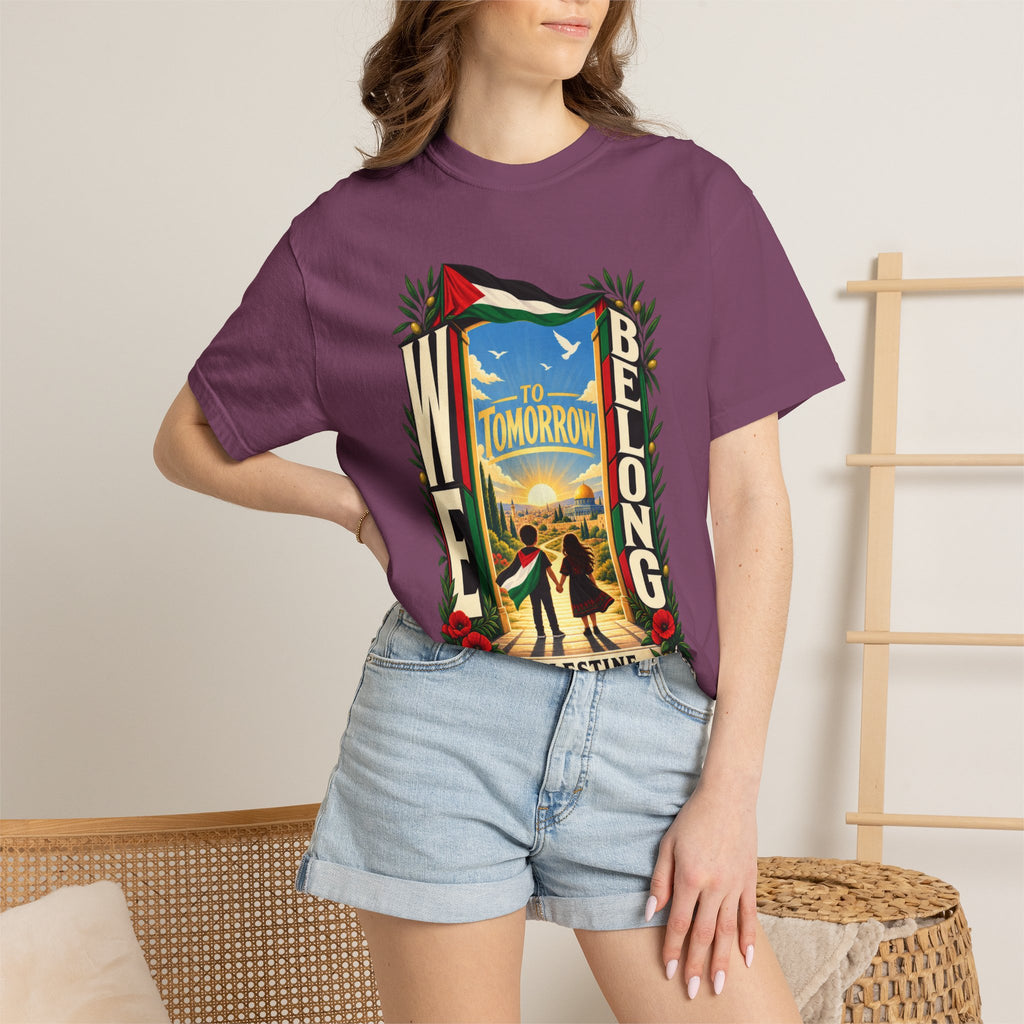FREE Palestine "To Tomorrow We Belong" Graphic T-Shirt