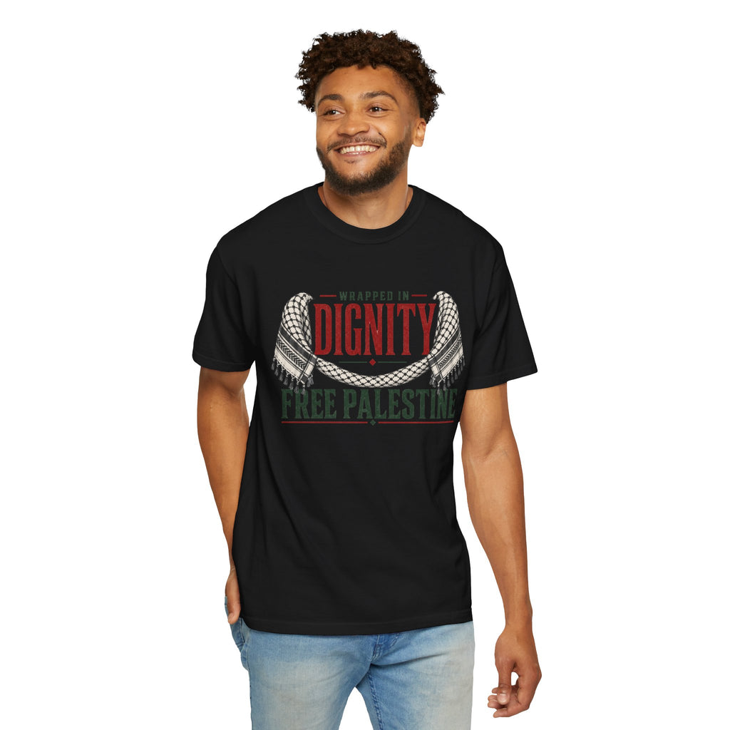 Wrapped in Dignity "Free Palestine" T-Shirt - UNISEX Tee
