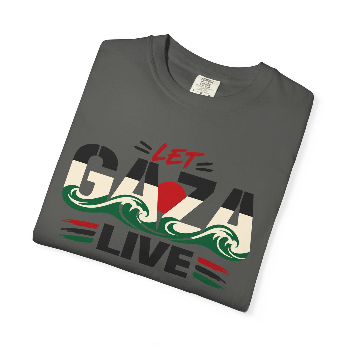 Let Gaza Live T-Shirt — Palestine Support Graphic Tee