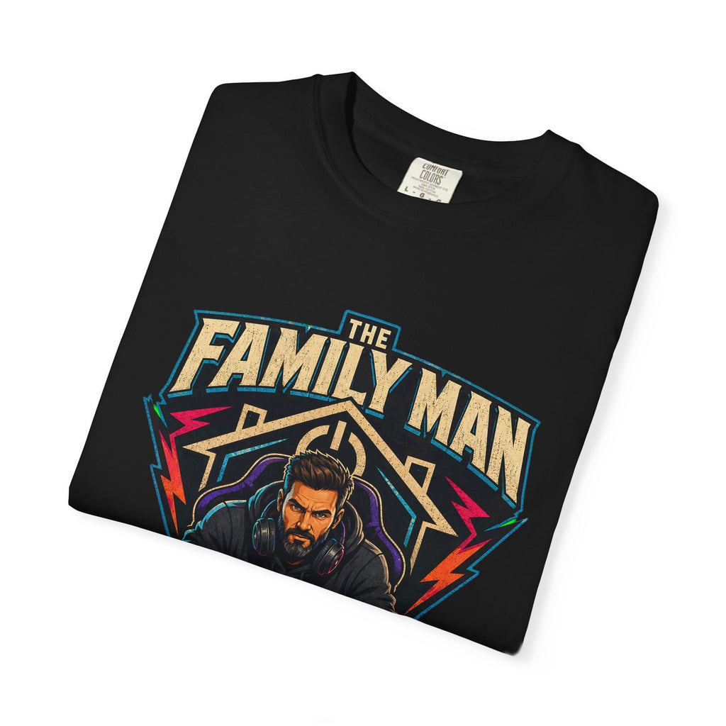 Gamer Dad T-Shirt — "The Family Man Gamer" Graphic Tee
