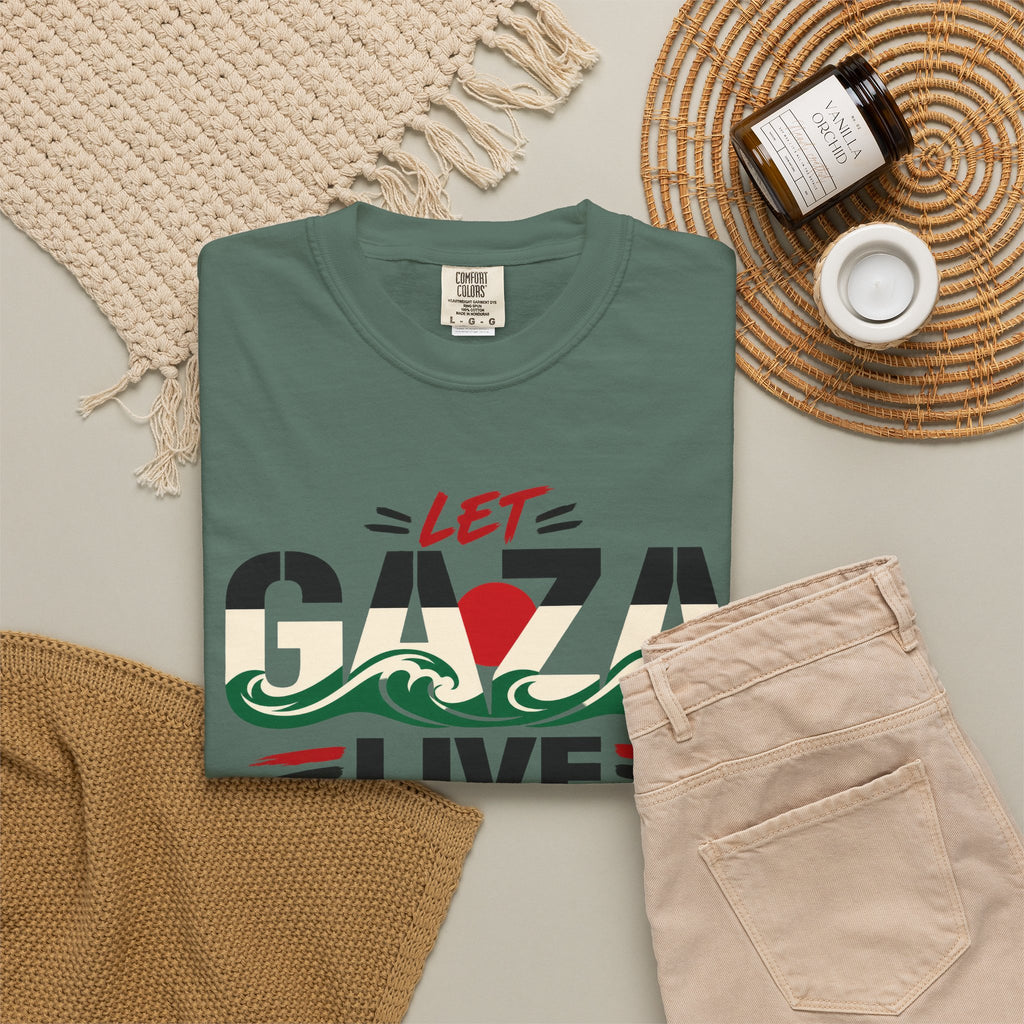 Let Gaza Live T-Shirt — Palestine Support Graphic Tee