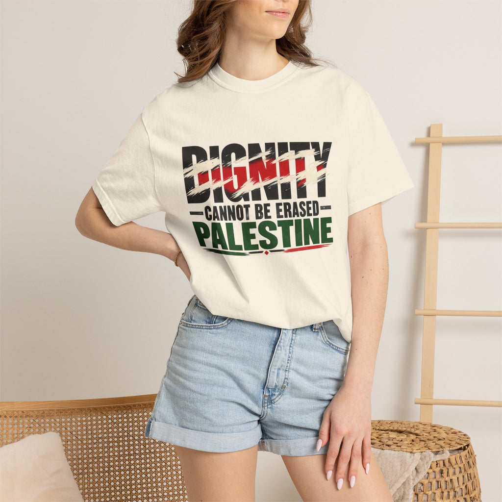 Dignity Cannot Be Erased - Free Palestine T-Shirt