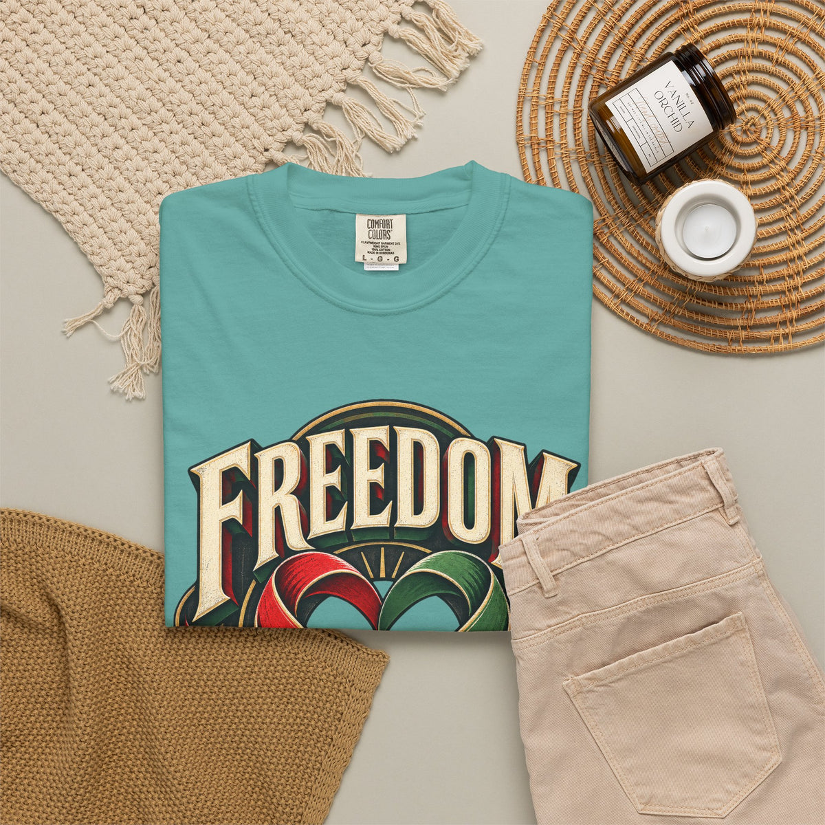 Freedom Begins With Humanity "Free Palestine" T-Shirt