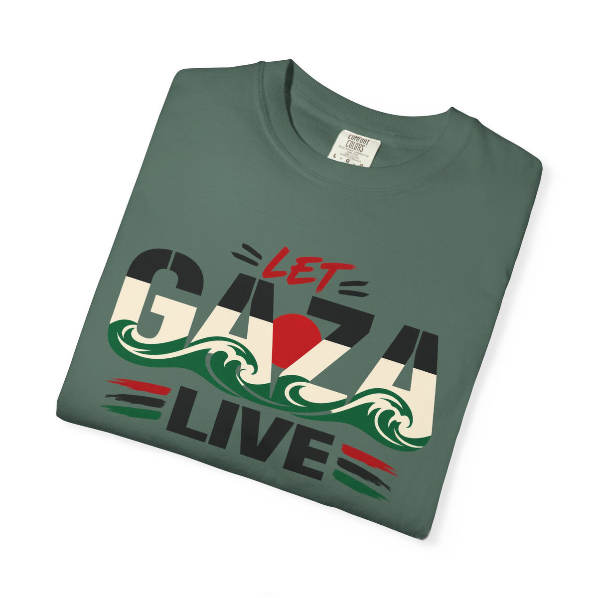 Let Gaza Live T-Shirt — Palestine Support Graphic Tee