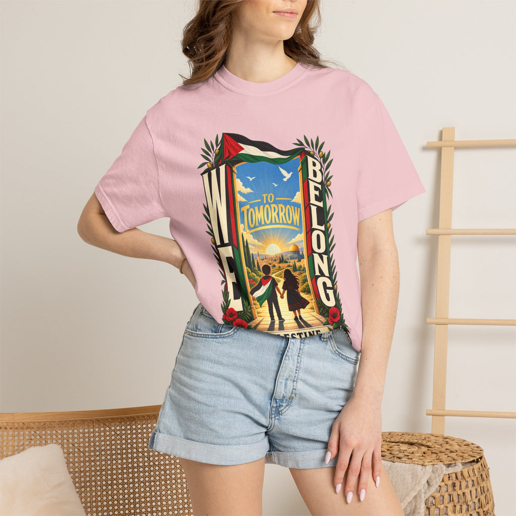 FREE Palestine "To Tomorrow We Belong" Graphic T-Shirt