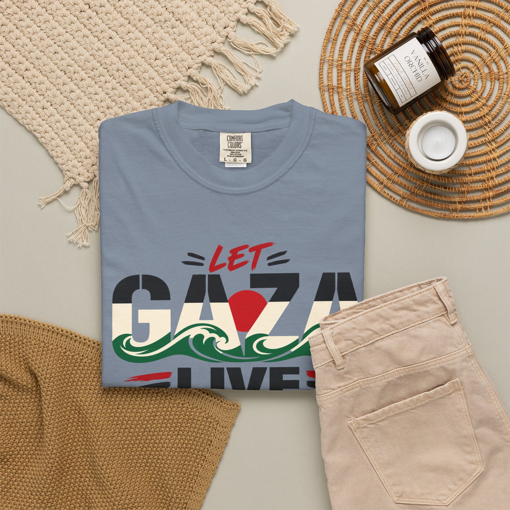 Let Gaza Live T-Shirt — Palestine Support Graphic Tee