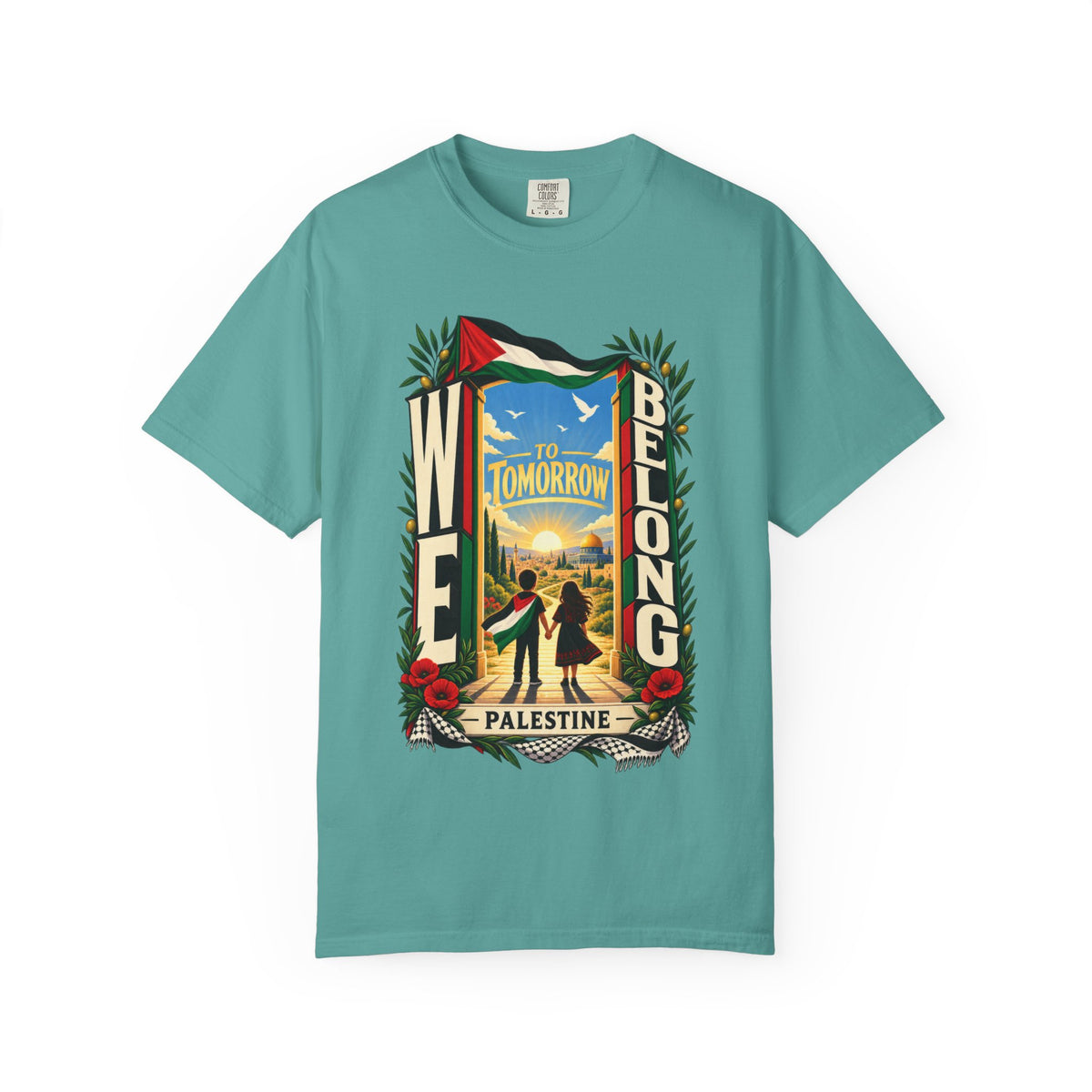 FREE Palestine "To Tomorrow We Belong" Graphic T-Shirt