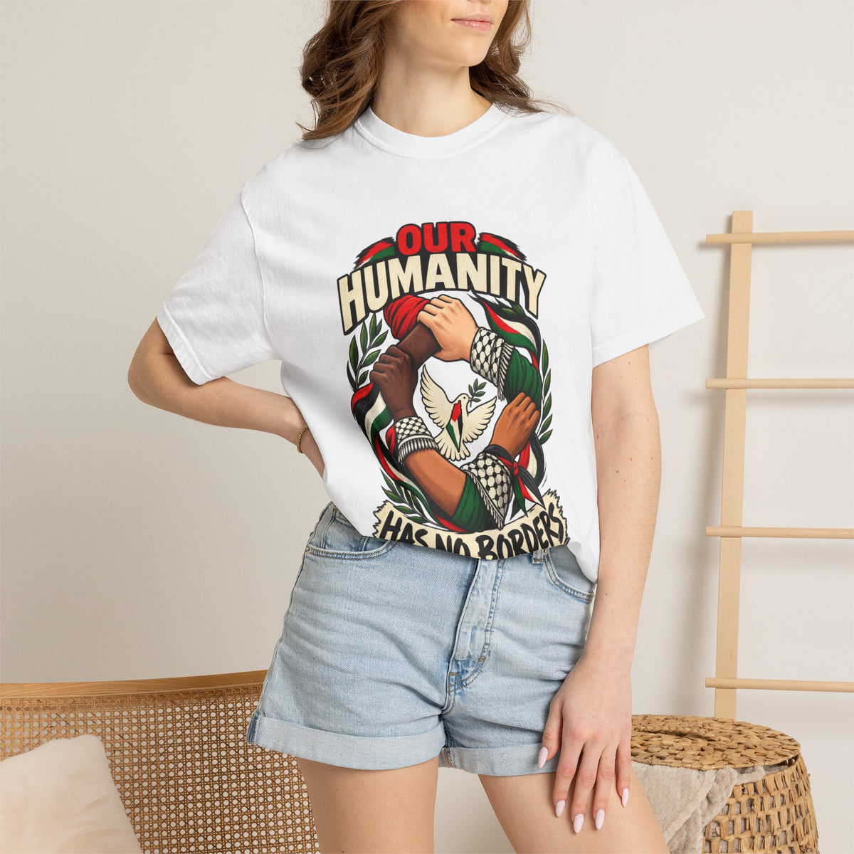 Humanity Has No Borders T-Shirt - Stand With Palestine T-Shirt
