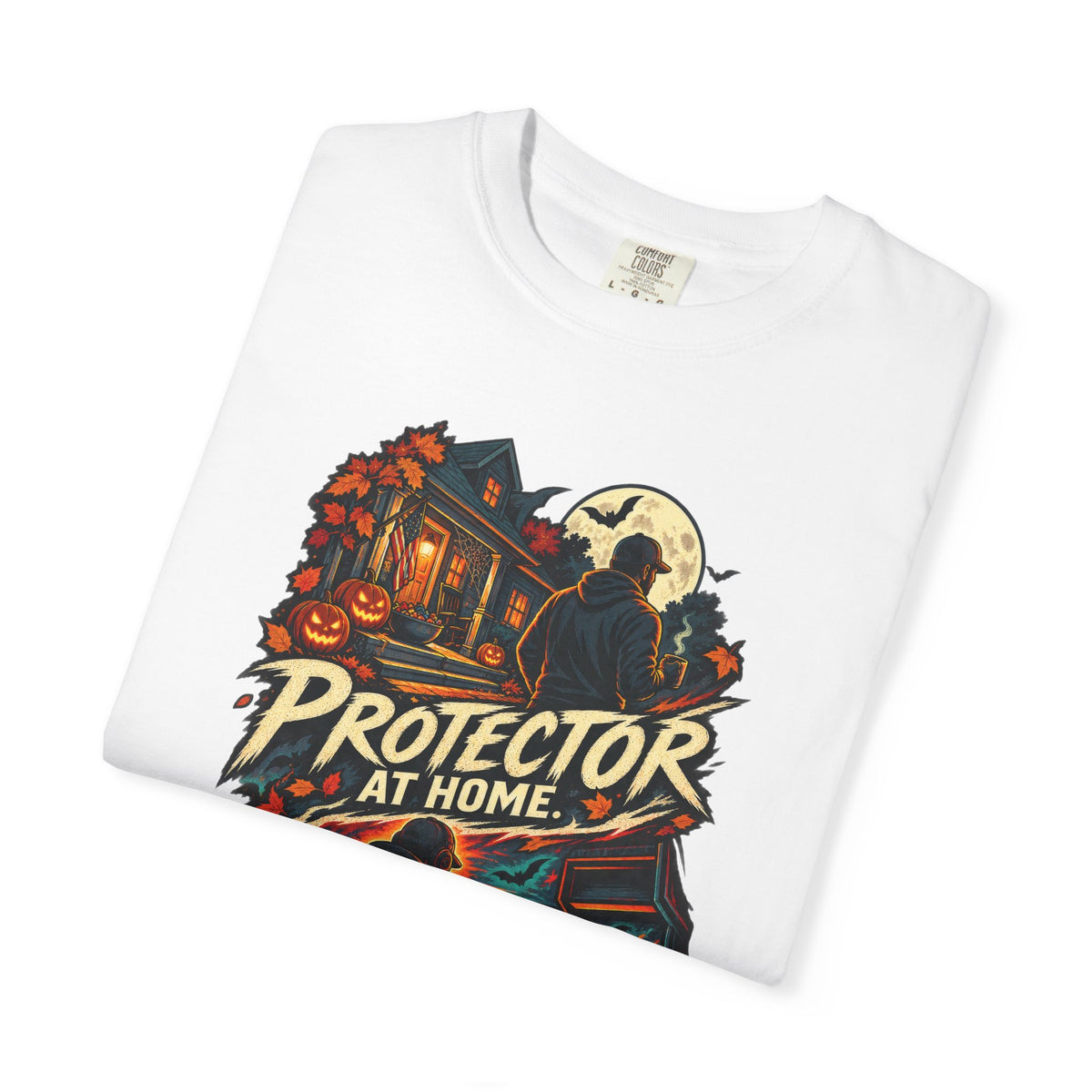 Halloween Gamer DAD Protector at Home - Nightmare in the Lobby T-Shirt