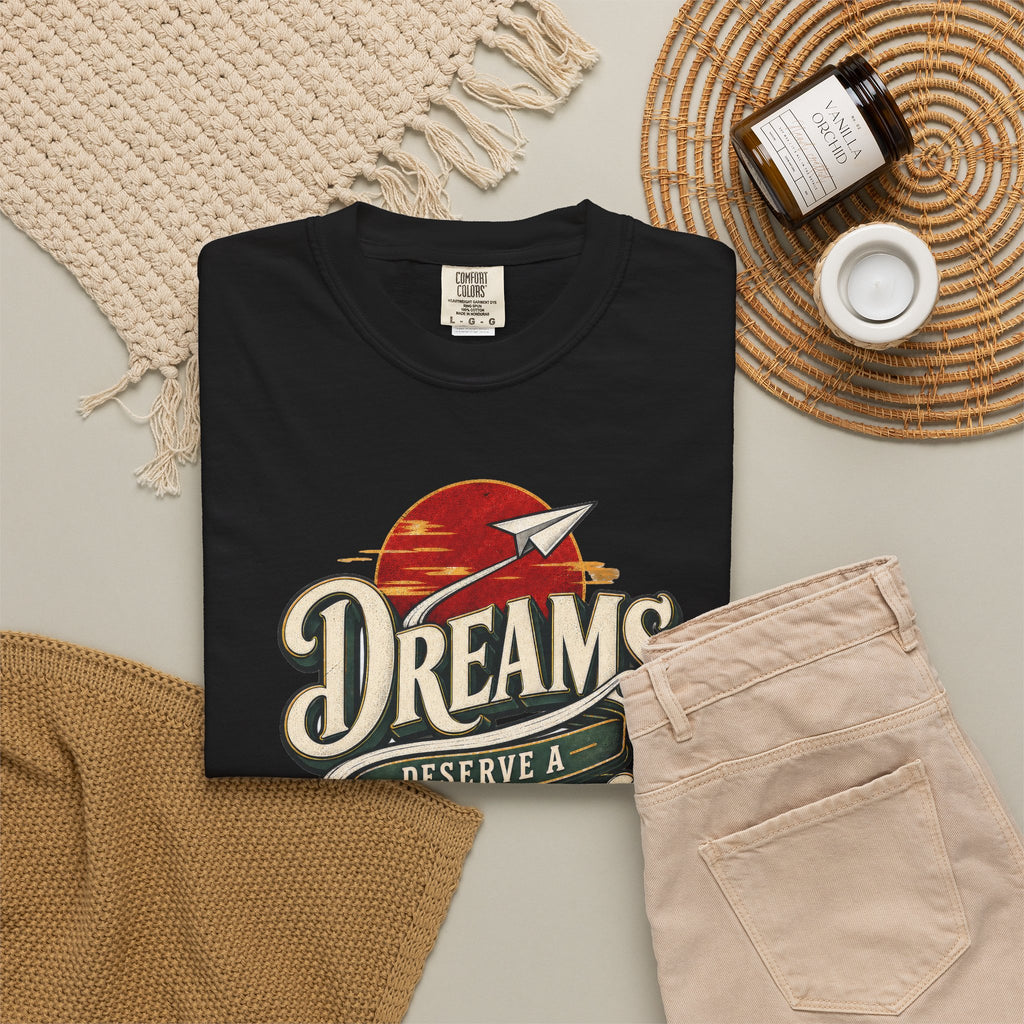 T-Shirt — "Dreams Deserve a Tomorrow: Free Palestine" Vintage Graphic Tee