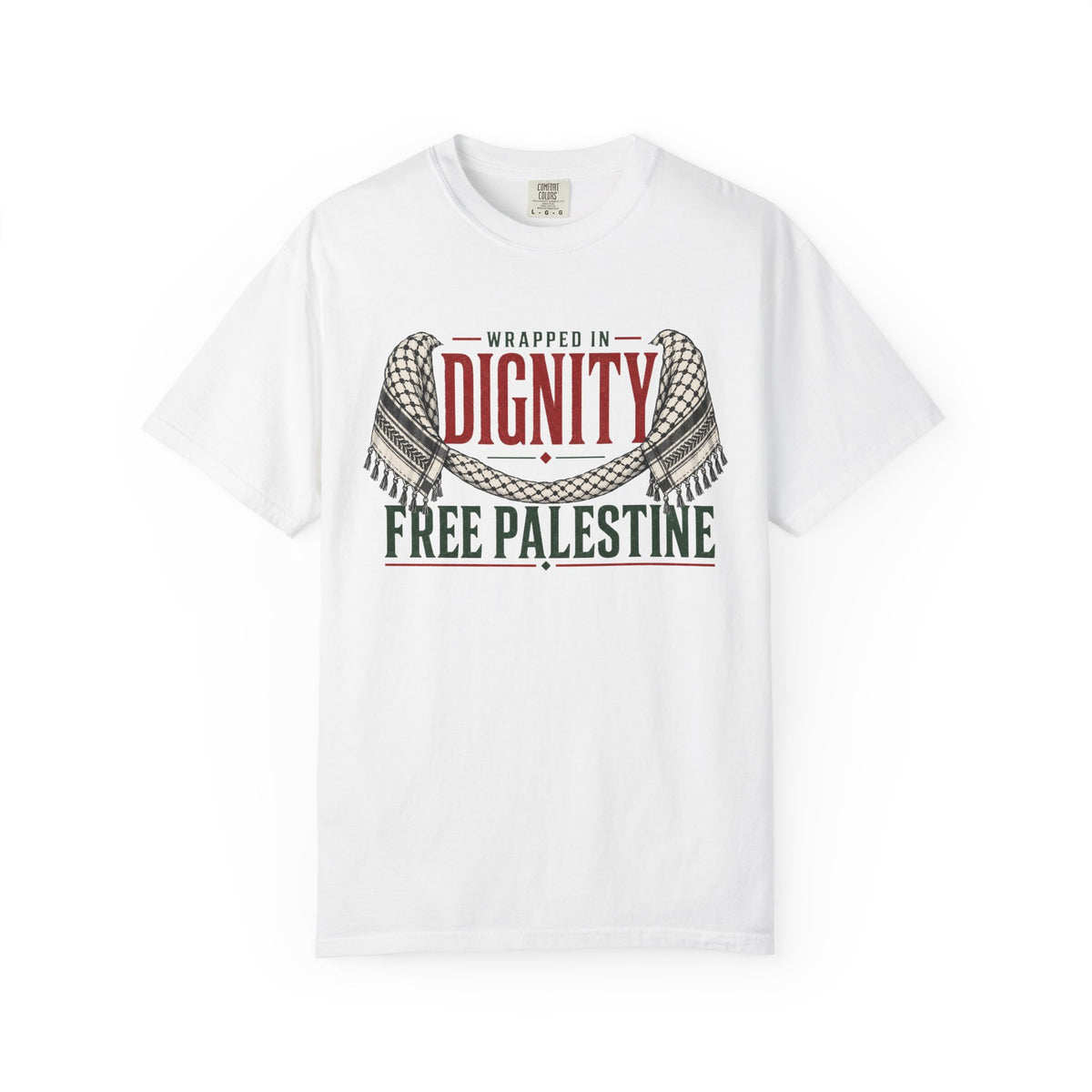 Wrapped in Dignity "Free Palestine" T-Shirt - UNISEX Tee