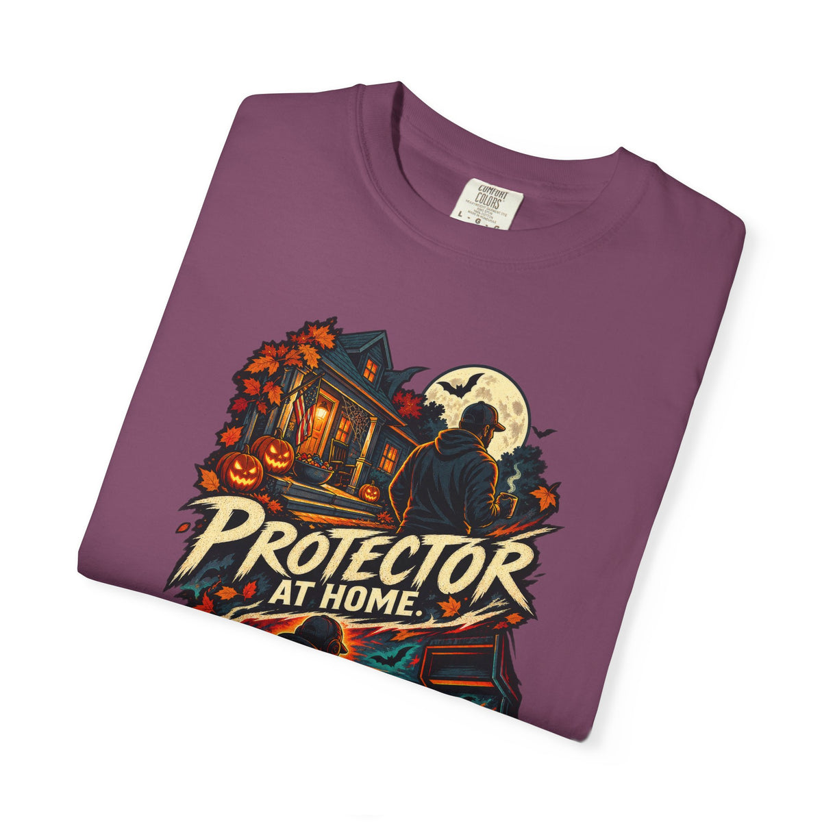 Halloween Gamer DAD Protector at Home - Nightmare in the Lobby T-Shirt